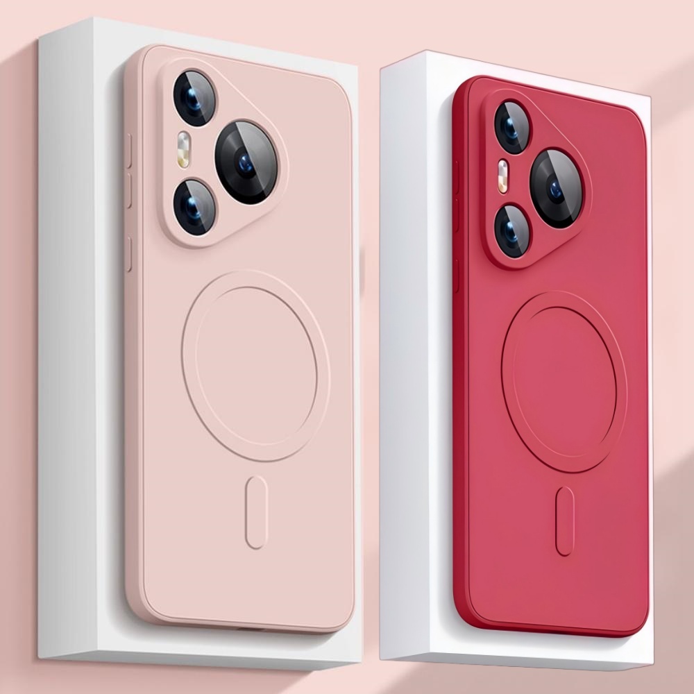 Huawei Mate 60 - Luxus Silikon für Magsafe Telefon Fall