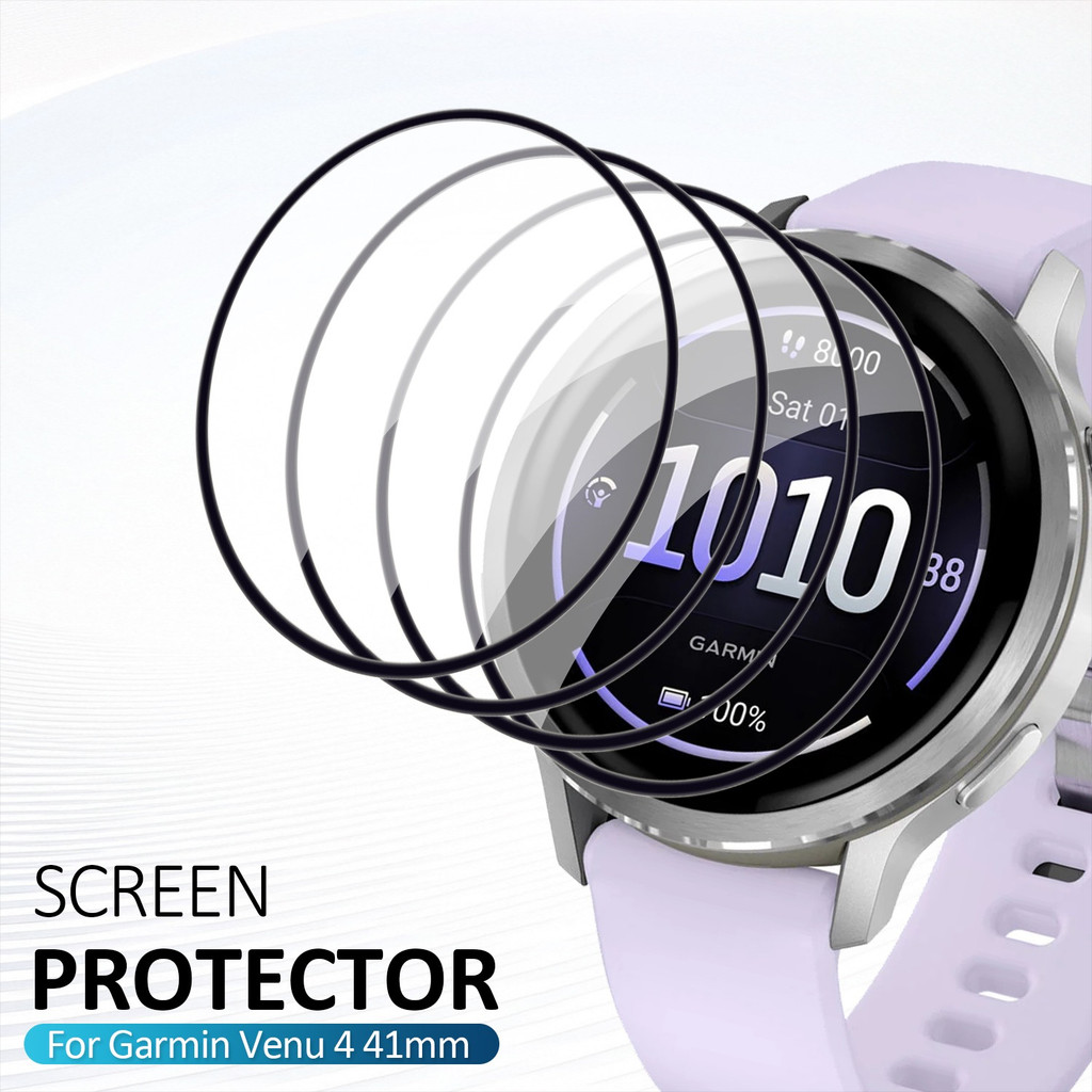 Smartwatch Screen Film - 4 Stück HD-Displayschutzfolien für Garmin Venu