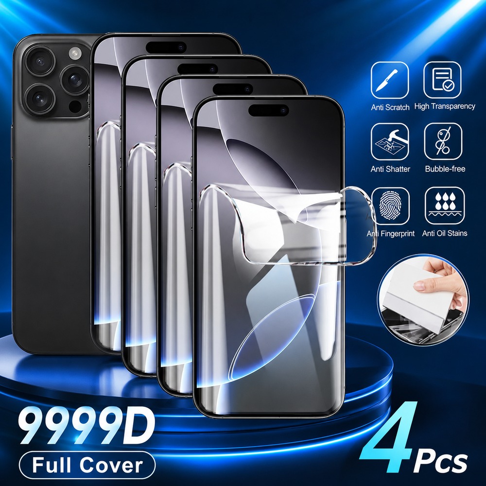 Realme Gt 6 - 4 Stück Hydrogel-Folie für Realme GT