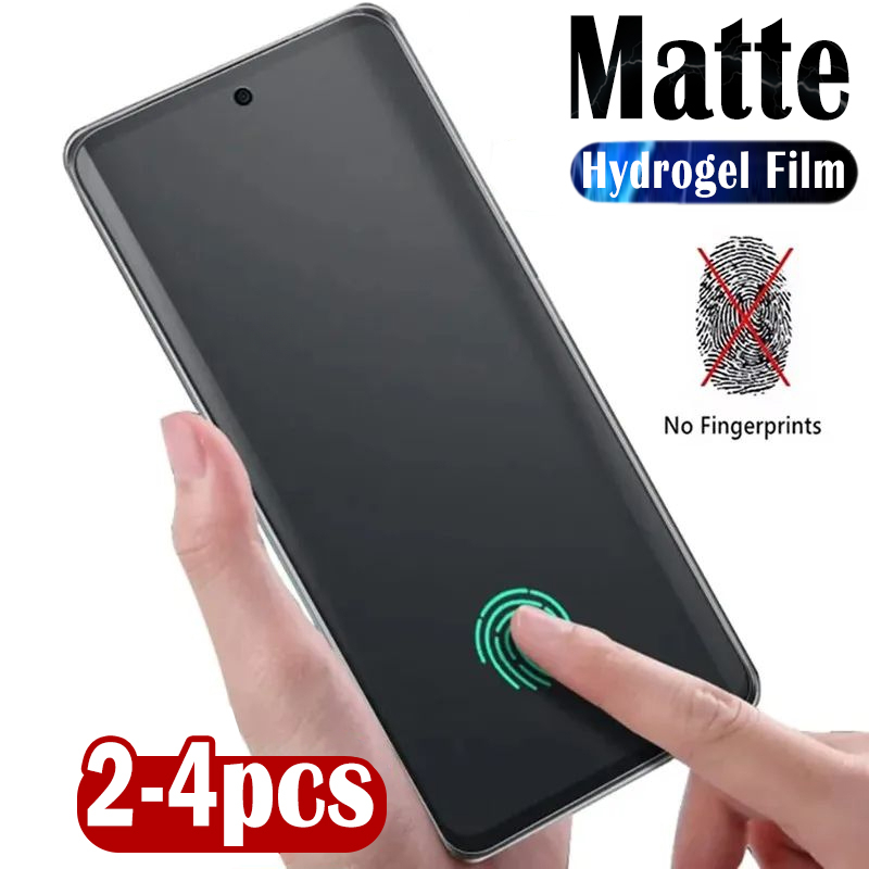 Realme Gt 6 - 2-4 Stück Matte Frosted Silikon Hydrogel