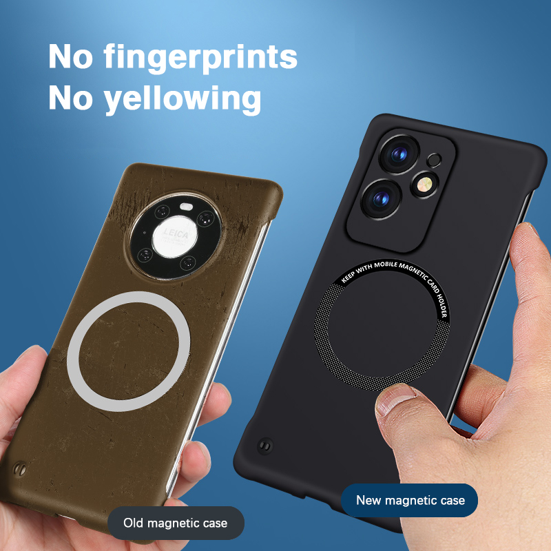 Realme Gt 6 - Schlanke magnetische kabellose Lade-Handyhülle für OPPO
