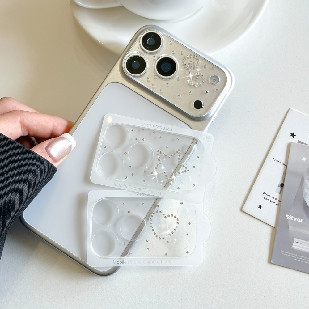 Luxuriöser Diamant 3D Herz Gla – Camera Lens Protector Bewertung und Preis