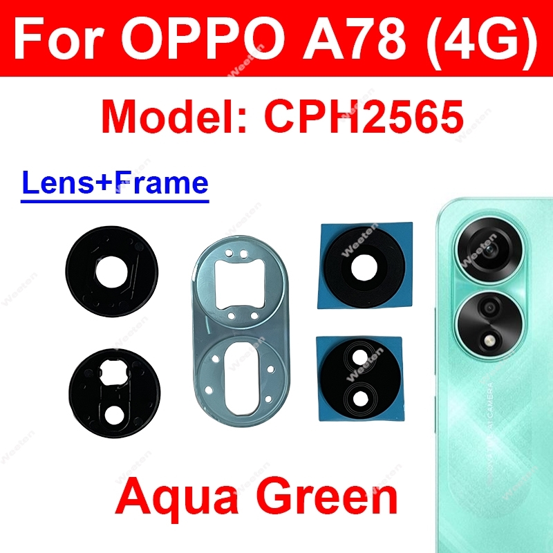 Haupt-Rückkamera-Glaslinsenrah – Oppo A78 Bewertung und Preis