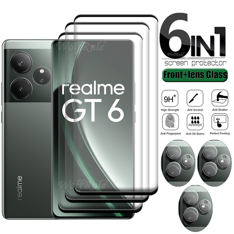 6-in-1 für Realme GT 6 Glas Op – Realme Gt 6 Bewertung und Preis